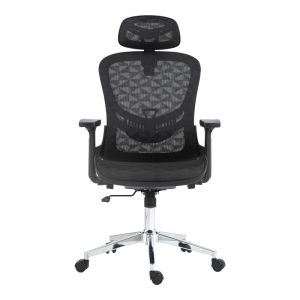 Office manager chair Mergi black mesh 62x63x120cm