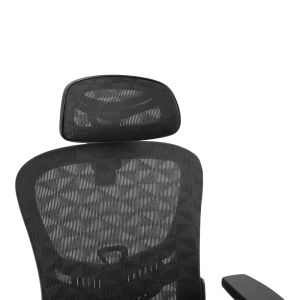 Office manager chair Mergi black mesh 62x63x120cm