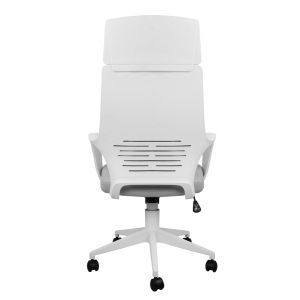 Office chair gray and white frame 64x61x126cm Hm1054,21