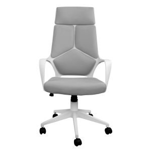 Office chair gray and white frame 64x61x126cm Hm1054,21