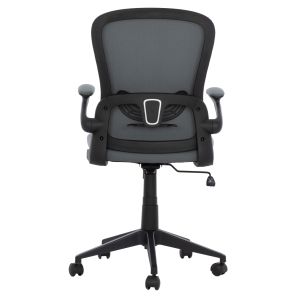 Office chair, black frame, gray mesh, 60x56x105cm Fb91178,10