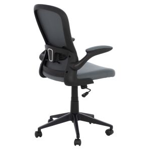 Office chair, black frame, gray mesh, 60x56x105cm Fb91178,10