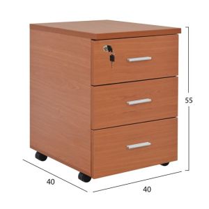 Office drawer in cherry color 40x40x55cm Hm2048,13