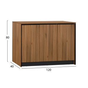 Office cabinet Supreme 120x40x80cm Hm2357