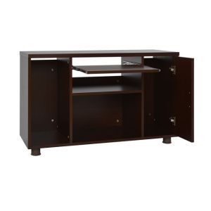Office cabinet Vance in wenge color 80x40x118cm Hm2051,12
