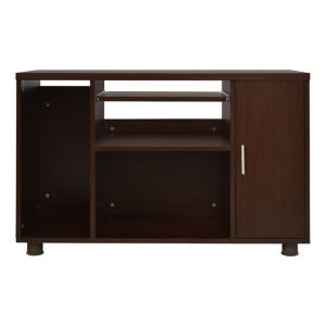 Office cabinet Vance in wenge color 80x40x118cm Hm2051,12