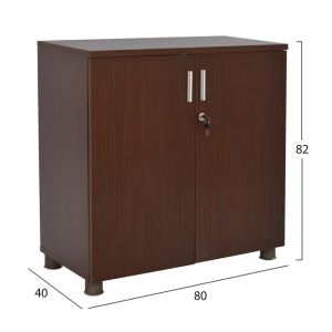 Office cabinet in wine color 80x40x82cm Hm2053,12