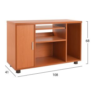 Office cabinet in cherry color 80x40x118cm Hm2051,13
