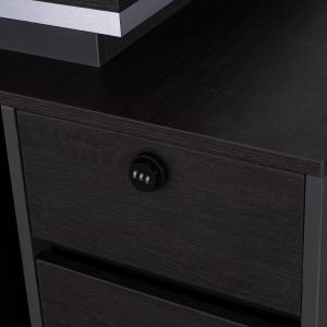 Office cabinet with right wardrobe Rosewood 180x80x76cm Hm2113r