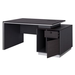 Office cabinet with right wardrobe Rosewood 180x80x76cm Hm2113r