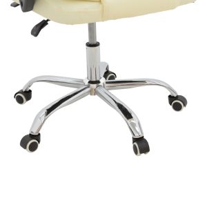 Office manager chair Kardi beige Pu 66x64x117cm