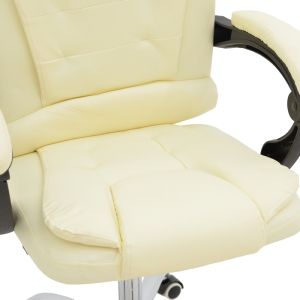 Office manager chair Kardi beige Pu 66x64x117cm