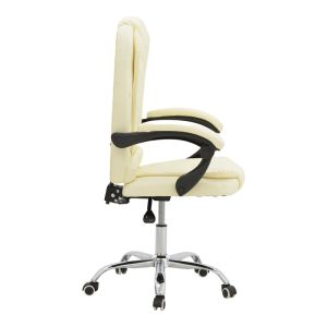 Office manager chair Kardi beige Pu 66x64x117cm