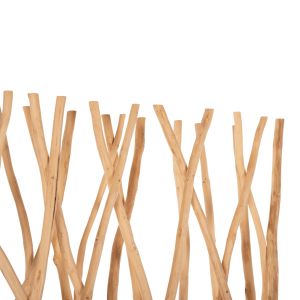 Параван Naturally -разделител за стая -от естествено тиково дърво Hm9521 120χ20χ180hcm