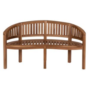 Пейка Capo Hm9539 от масивно тиково дърво в натурален цвят 149x59x86hcm