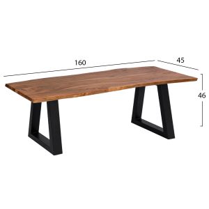 Пейка Montana Slim Hm8168,11 акация масив, 160χ45χ46