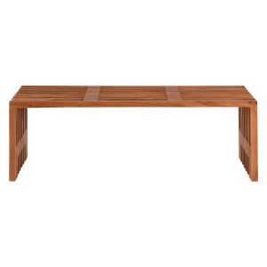 Пейка Niya Hm9829 от масивно тиково дърво 139,5x34,5x48,5hcm