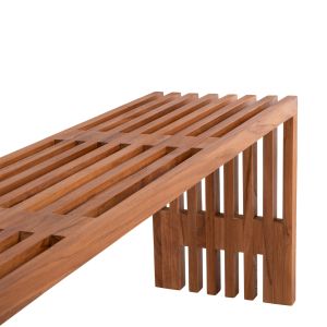 Пейка Niya Hm9829 от масивно тиково дърво 139,5x34,5x48,5hcm