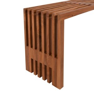 Пейка Niya Hm9829 от масивно тиково дърво 139,5x34,5x48,5hcm