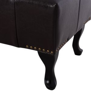 Пейка T,chesterfield Emma тъмно кафява Hm226,01