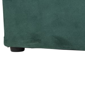 Пейка с ракла за съхранение Cypress Hm279,13 плюш цвят зелен 90x50x52hcm