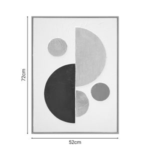 Платно за стена Geometric I Inart 52x4,5x72cm