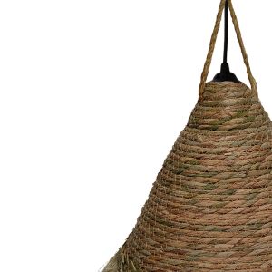 Geole Inart natural wicker ceiling lamp D60x94cm