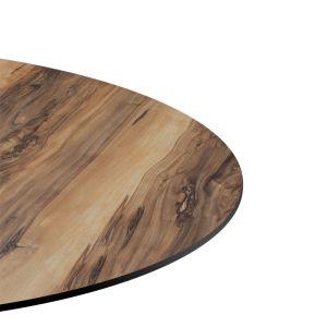Table top Noble Hpl walnut color D69cm