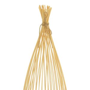 Floor lamp Florance E27 bamboo in natural color D28x100cm