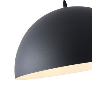 Chandelier 1x27 Μx15w 400x1225mm black Arte Illumina Iava