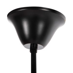 Chandelier 8-lamp Hm4169 black metal - rope D66x131hcm