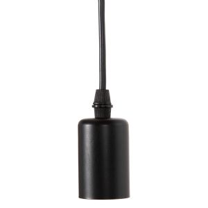 Chandelier 8-lamp Hm4176 black metal-black cables D100x180hcm