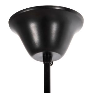 Chandelier 8-lamp Hm4178 rope and black metal 84x84x121hcm
