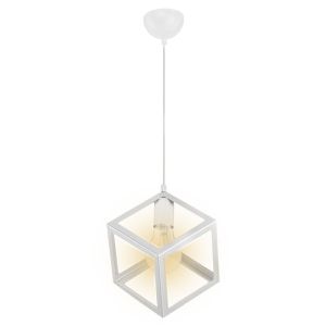 Ceiling light Deepora E27 white D20x70cm