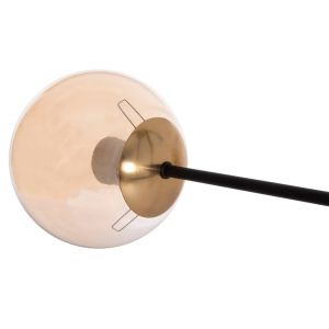 Chandelier Dremp Hm7409.11 with four lamps, black and gold 68x68x36cm.