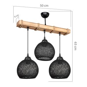 Chandelier E27 50x20x63cm