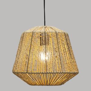 Chandelier E27 in natural color D29x117cm