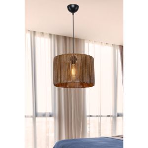 Chandelier E27 brown D30x75cm