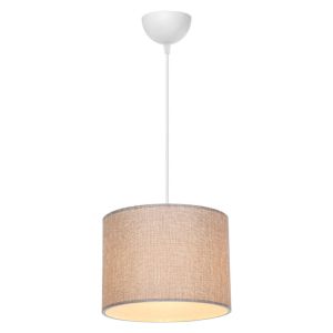 Chandelier E27 color white/beige D22x60cm