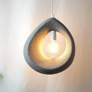 Chandelier Ferclyn E27 light gray Ps 32x24x35cm