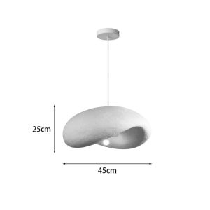 Chandelier Ferecon E27 light gray Ps D45x25cm