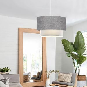 Chandelier Fersa gray-cream D30x20cm