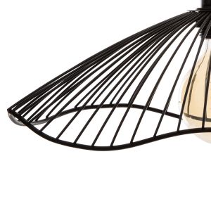Chandelier Galt ε27black metal D34x15.5cm