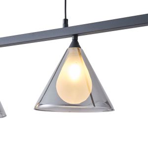 Chandelier Glass 4lights G9 Max 4x10w 1080x1410mm Arte Illumina Delta
