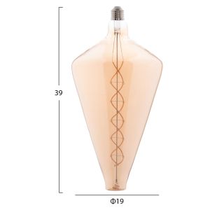 Chandelier Hm11930.01-rope 1m length and 2cm detent-faxula E27