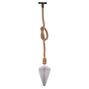 Chandelier Hm11930.02-rope 1m length and 2cm detent-faxula E27