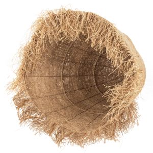 Chandelier Hm4030 made of rattan in natural color D100x100-103hcm