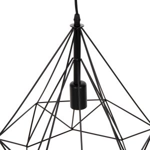 Chandelier Hm4064 with black metal shade 32x37x128hcm