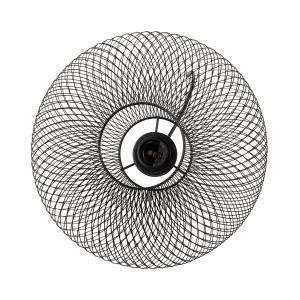 Chandelier Hm4094 black metal with mesh shade D30x125hcm