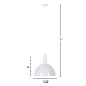 Chandelier Hm4111 white metal D29.5χ119hcm